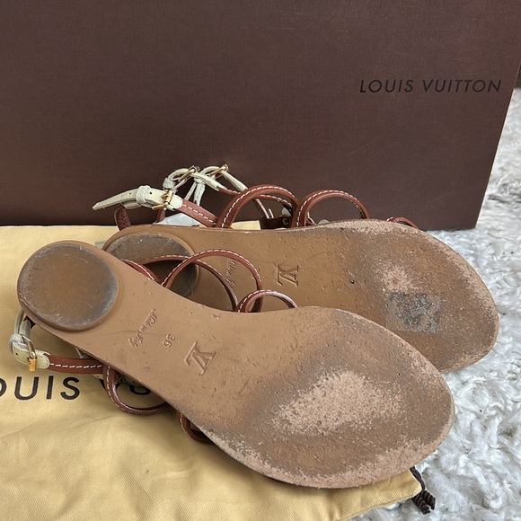 LOUIS VUITTON Fleurus Gladiator Sandals - Picture 4 of 4